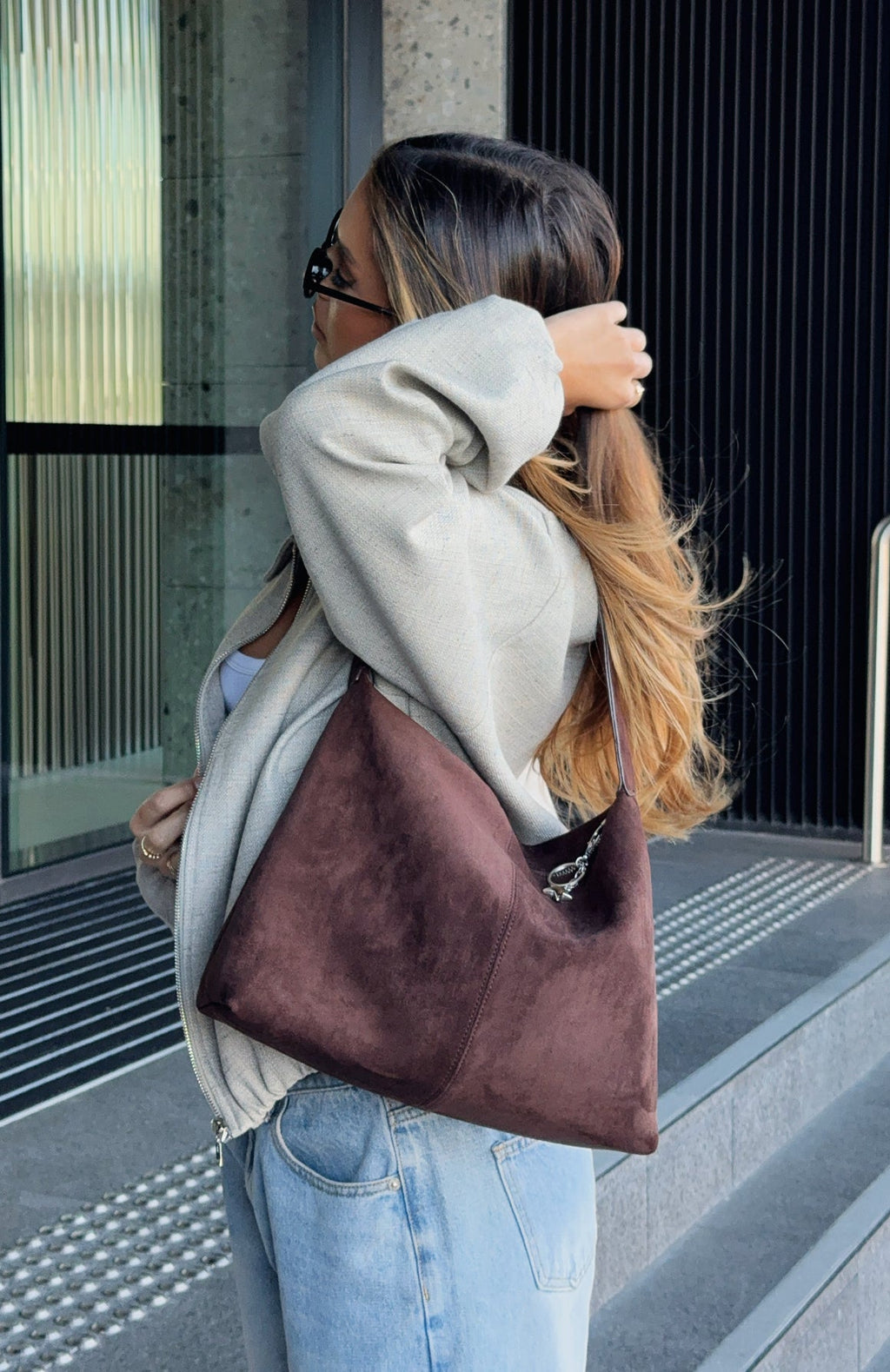 Hadley Shoulder Bag Chocolate
